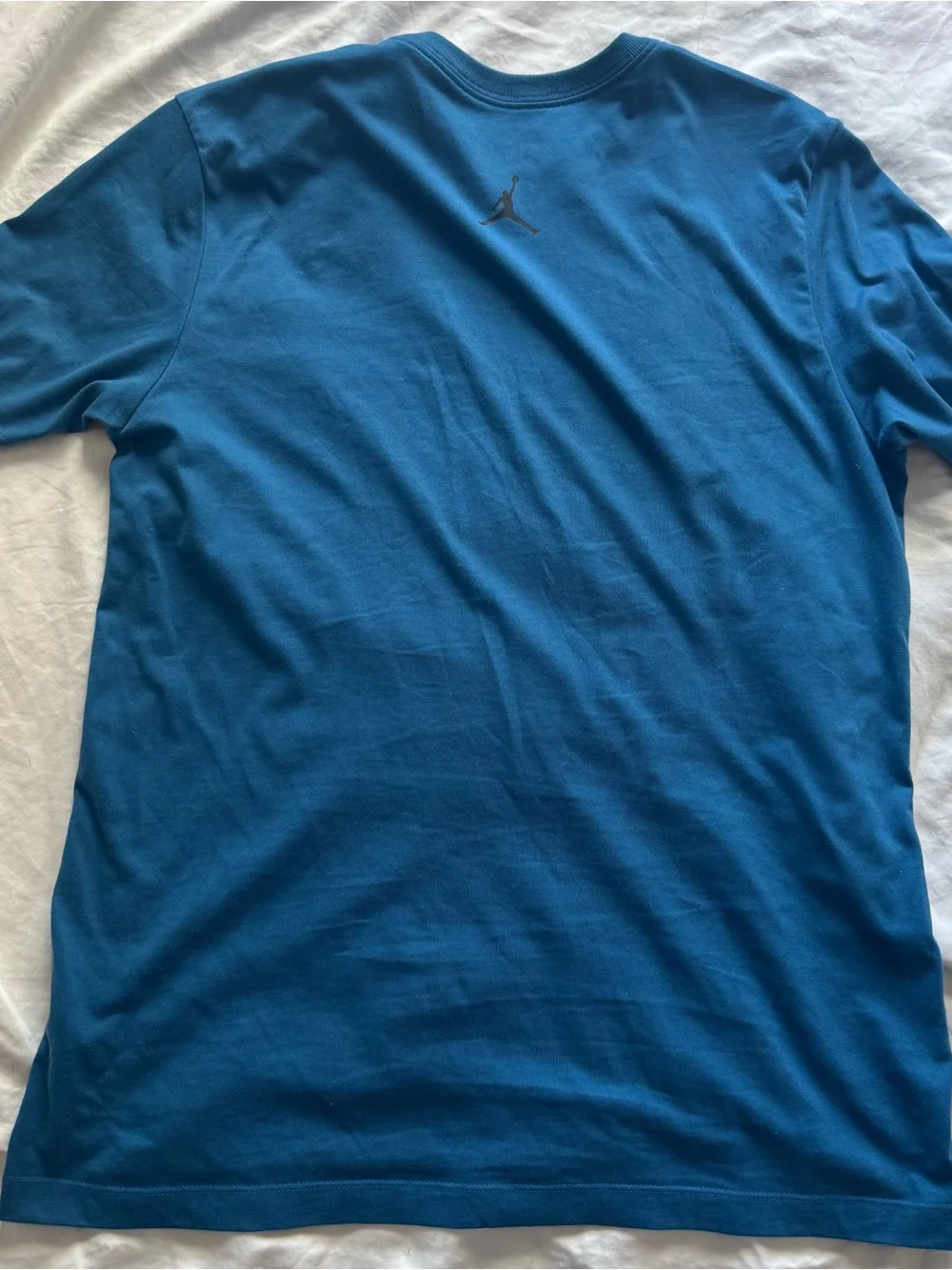 Nike Air Jordan Graphic T-Shirt Men’s Medium Blue Pixelated Art Dunk NWOT